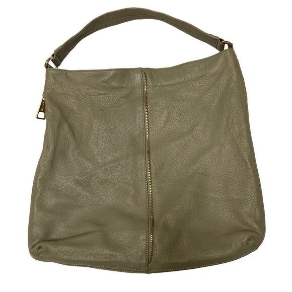 Kelsi Dagger McKenzie Sage Hobo Pebble Leather Shoulder Tote Bag Green NEW* - Picture 3 of 16